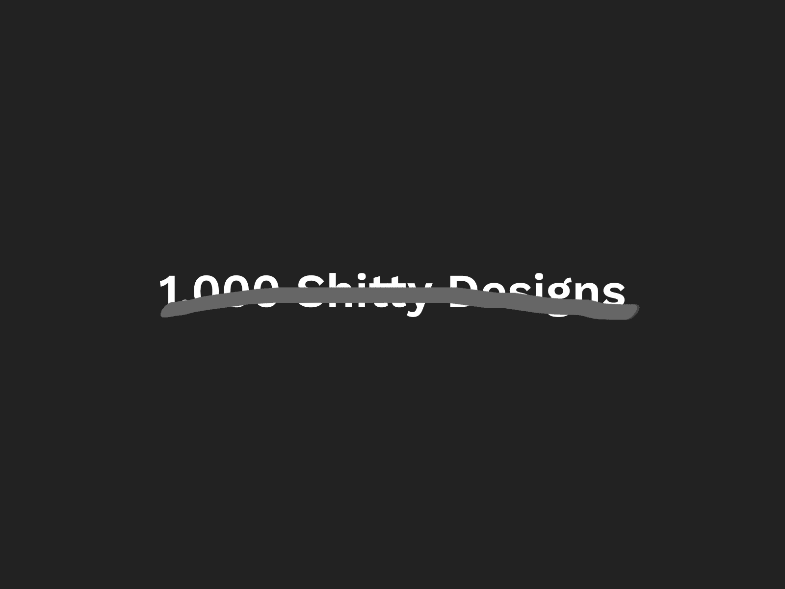 1,000 Shitty Designs logo
