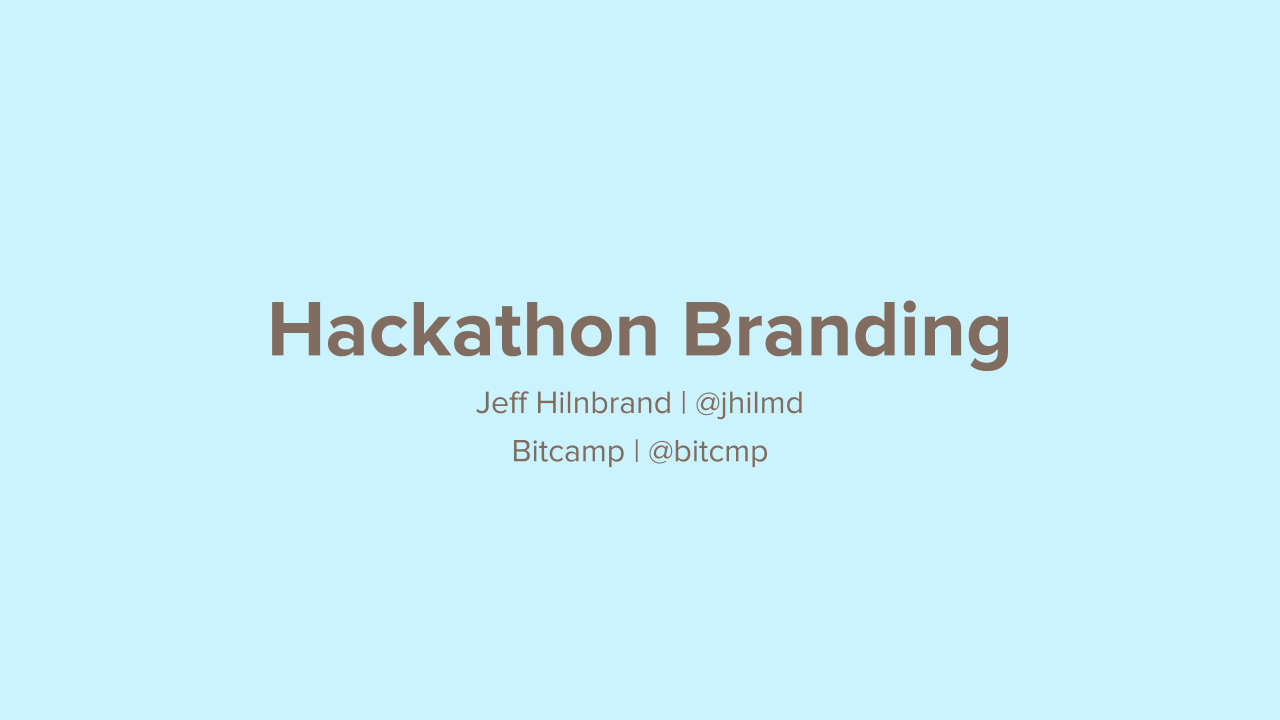 Hackathon Branding logo